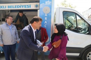 Vatandaşlarımıza kandil simidi ikram ettik